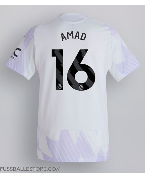 Günstige Manchester United Amad Diallo #16 Auswärtstrikot 2025-26 Kurzarm Günstige Manchester United Amad Diallo #16 Auswärtstrikot 2025-26 Kurzarm